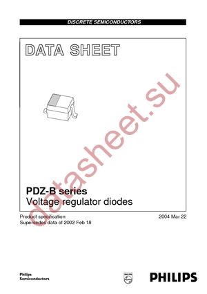 PDZ15B T/R datasheet  